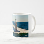 US-SCHNELLER ANGRIFF SUBMARINE - SSN-780-Tasse Kaffeetasse (VorderseiteRechts)