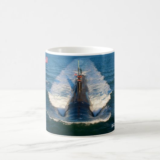 US-SCHNELLER ANGRIFF SUBMARINE - SSN-782-Tasse Kaffeetasse (Mittel)