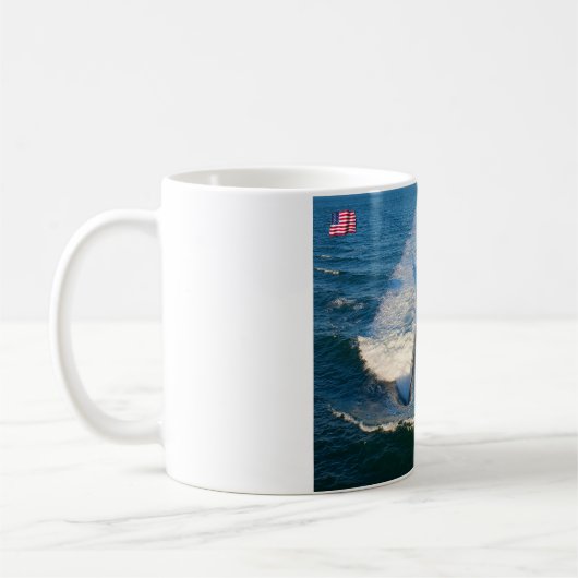 US-SCHNELLER ANGRIFF SUBMARINE - SSN-782-Tasse Kaffeetasse (Links)