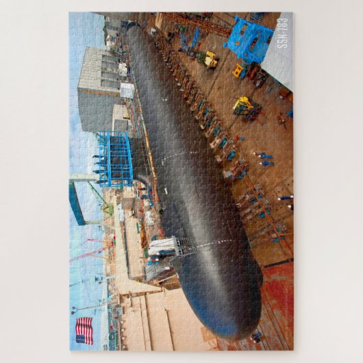 US-SCHNELLER ANGRIFF SUBMARINE - SSN-783 (20x30 IN Puzzle (Vertikal)