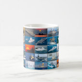 US-SEA-POWER - Montage der US-Marineschiffe Kaffeetasse (Mittel)