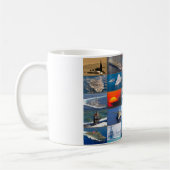 US-SEA-POWER - Montage der US-Marineschiffe Kaffeetasse (Links)