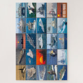 US-SEA-POWER - Montage der US-Marineschiffe Puzzle (Vertikal)