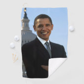 US-Senator, 44. US-Präsident Barack Obama Golfhandtuch (Insitu)
