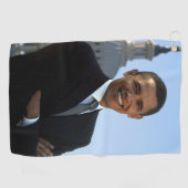 US-Senator, 44. US-Präsident Barack Obama Golfhandtuch (Horizontal)