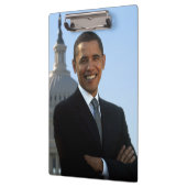 US-Senator, 44. US-Präsident Barack Obama Klemmbrett (Links)