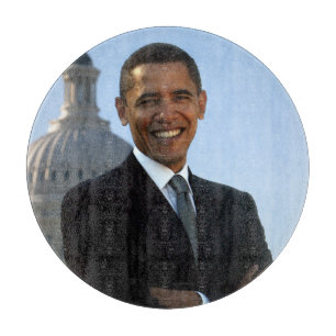 US-Senator, 44. US-Präsident Barack Obama Schneidebrett