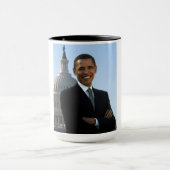 US-Senator, 44. US-Präsident Barack Obama Tasse (Zentrum)