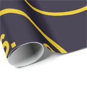 US-Siegel für Grenzschutzbeamte Geschenkpapier (Rolleneckpunkt)