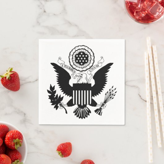 US-Siegel Serviette (Beispiel)