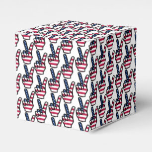 US-Siegeszeichen Geschenkschachtel