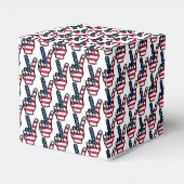 US-Siegeszeichen Geschenkschachtel (Rückseite)