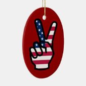 US-Siegeszeichen Keramik Ornament (Rechts)