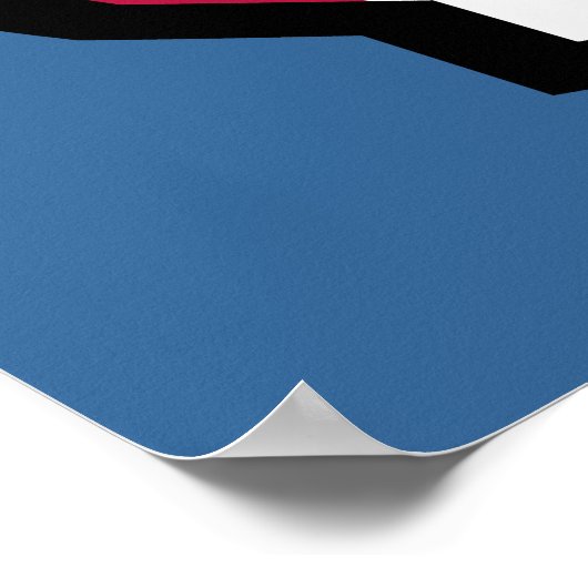 US-Siegeszeichen Poster (Ecke)