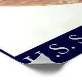 US-Snagboat "General Barnard" 1885 Poster (Ecke)