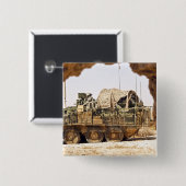 US-Soldaten führen Kampfpatrouillen in Afghanistan Button (Vorne & Hinten)