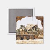 US-Soldaten führen Kampfpatrouillen in Afghanistan Magnet (Vorderseite/Rückseite)