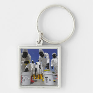 US-Soldaten vom 457. chemischen Bataillon Schlüsselanhänger