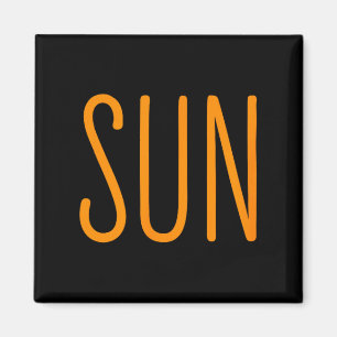 Us Sonnenfinsternis Sonne Paare Illustration Magnet