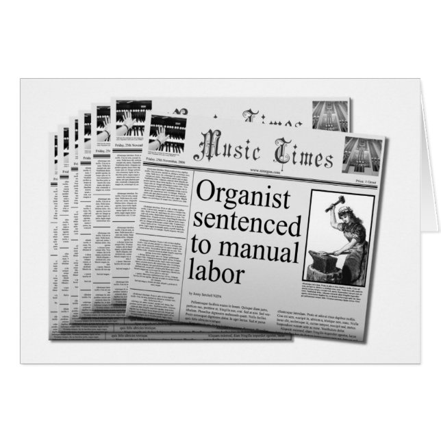 (US sp.) Gutartige Karte für belebte Organisatoren (Vorderseite (Horizontal))