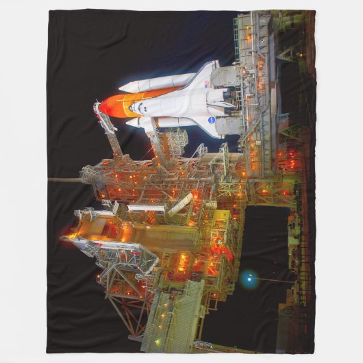 US SPACE SHUTTLE ENDEAVOR FLEECEDECKE (Vorderseite)