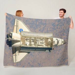 US SPACE SHUTTLE ENDEAVOR FLEECEDECKE