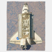 US SPACE SHUTTLE ENDEAVOR FLEECEDECKE (Vorderseite)