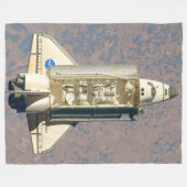 US SPACE SHUTTLE ENDEAVOR FLEECEDECKE (Vorderseite (Horizontal))