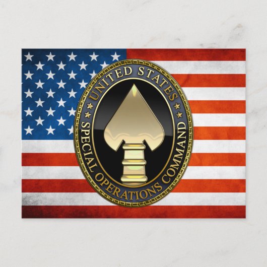 US-Spezialeinsatzkommando Postkarte (Vorderseite)