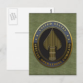 US-Spezialeinsatzkommando Postkarte (Vorne/Hinten)
