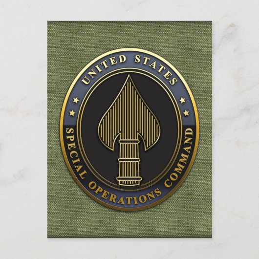 US-Spezialeinsatzkommando Postkarte (Vorderseite)