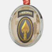 US-Spezialeinsatzkommando Silbernes Ornament (Links)