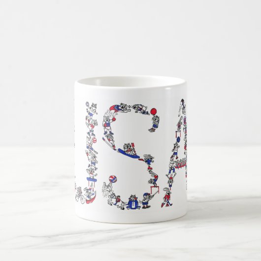 US-Sport Kaffeetasse (Mittel)