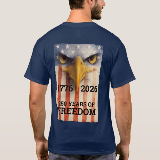 US Spyder Ryders - 1776-2026 250 Years Of Freedom T-Shirt (Rückseite)