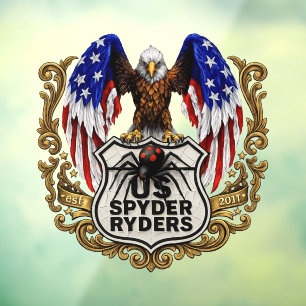 US Spyder Ryders - Aufkleber Adler