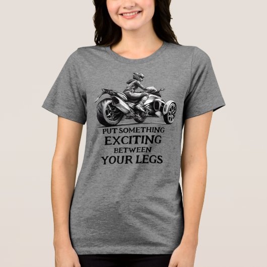 US-Spyder Ryders - Eine aufregende Front Tri-Blend Shirt (Vorderseite)