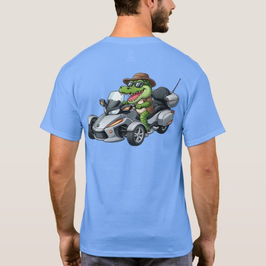 US Spyder Ryders - Gator On Back T-Shirt (Rückseite)