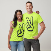 US Spyder Ryders - Hand Peace Sign Trans T-Shirt (Unisex)