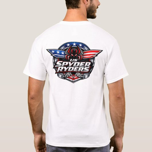 US Spyder Ryders - RWB 2s T-Shirt (Rückseite)