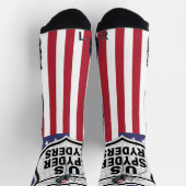 US Spyder Ryders - Socken Logo US-Flagge (Oben)