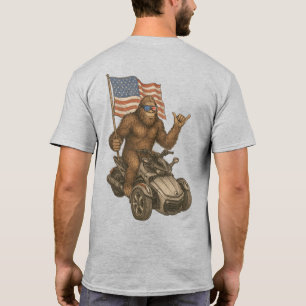 US Spyder Ryders - Spyder BigFoot Flagge 2S T-Shirt