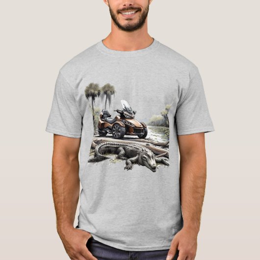 US Spyder Ryders - Swamp & Gator T-Shirt (Vorderseite)