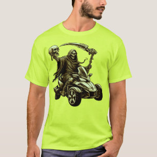 US Spyder Ryders - Totenkopf Skelett Spyder Vorne T-Shirt