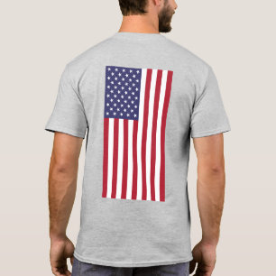 US Spyder Ryders - USA-Flagge vertikal T-Shirt