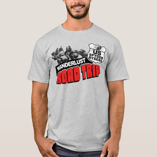 US Spyder Ryders - Wanderlust T-Shirt (Vorderseite)