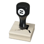 US-Staat Alaska Karte Rücksendeadresse Holzkunst Gummistempel (Stempel)