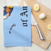 US-Staat kennzeichnet Karte Küchentuch (Viertel Falte)