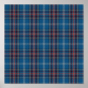 US-Staat Tartan - Alabama - Digitaler Download Poster