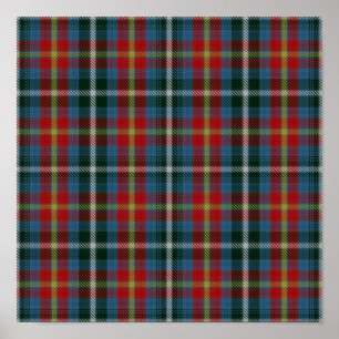 US-Staat Tartan - Alaska - Digitaler Download Poster