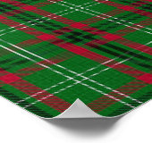 US-Staat Tartan - Arkansas - Digitaler Download Poster (Ecke)